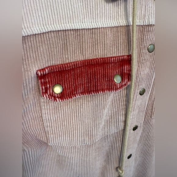 Dokotoo Corduroy Hooded Shacket *EXCELLENT USED CONDITION* - Picture 4 of 12